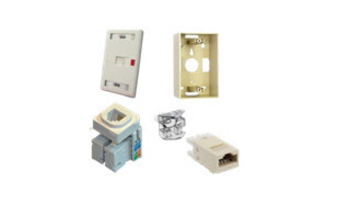 Đế, mặt và nhân node mạng RJ45